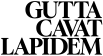 Gutta Cavat Lapidem