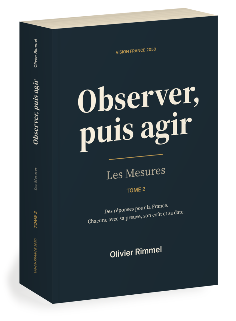 Couverture du livre Observer, puis agir d’Olivier Rimmel